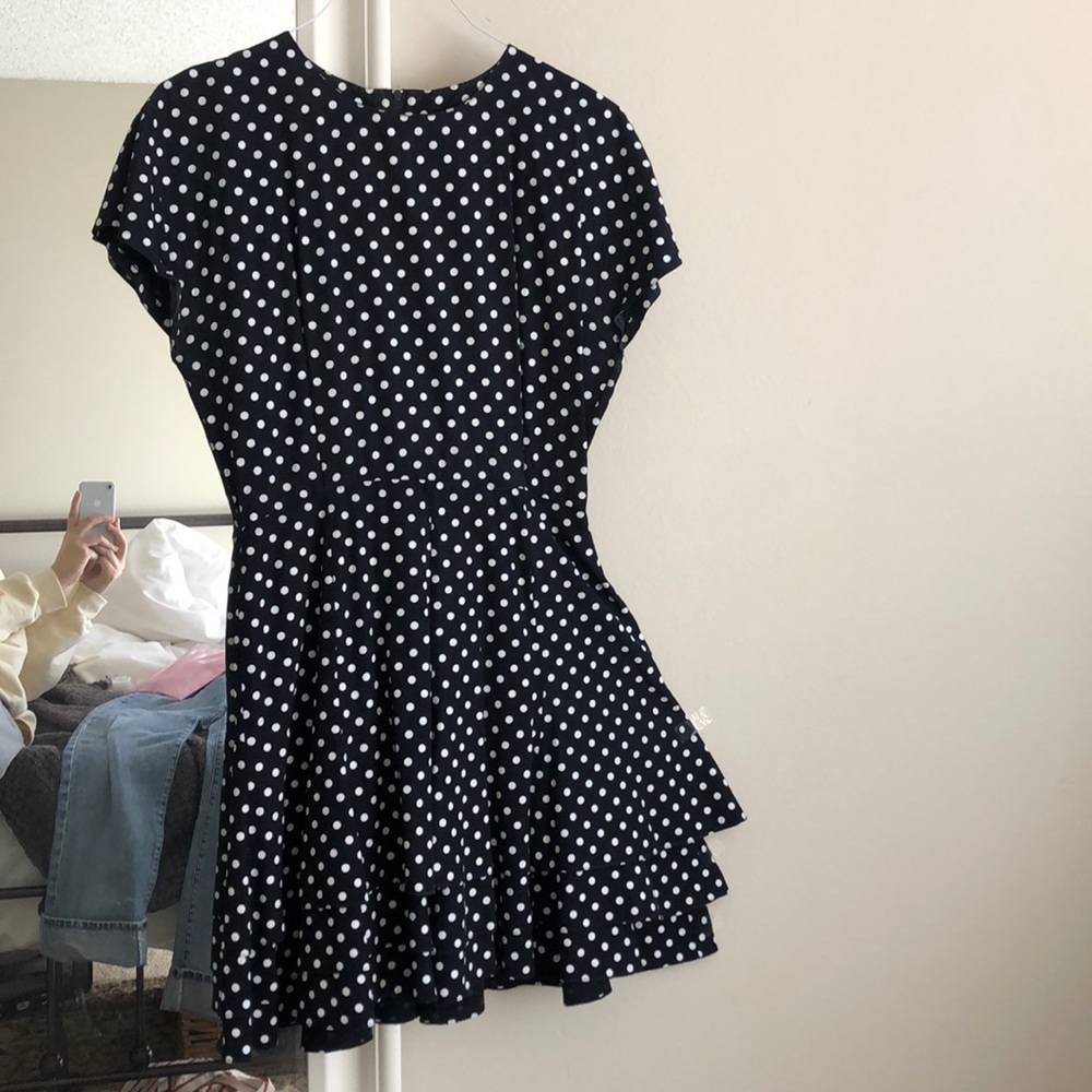 Vintage Polka-Dot Dress